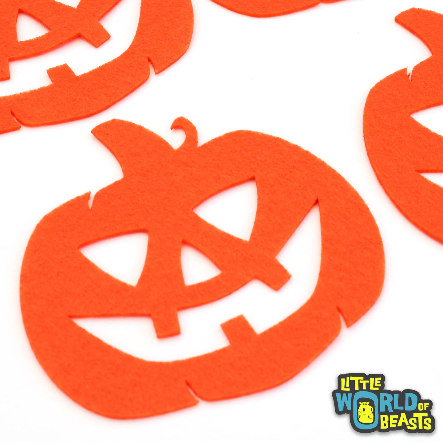 Jack-o-lantern Halloween Laser Cut Felt Shape