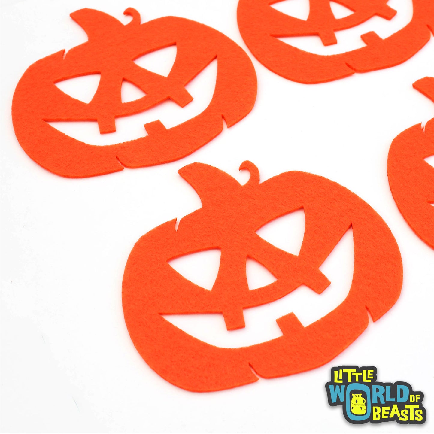 Felt Halloween Shape -Jack-o-latern