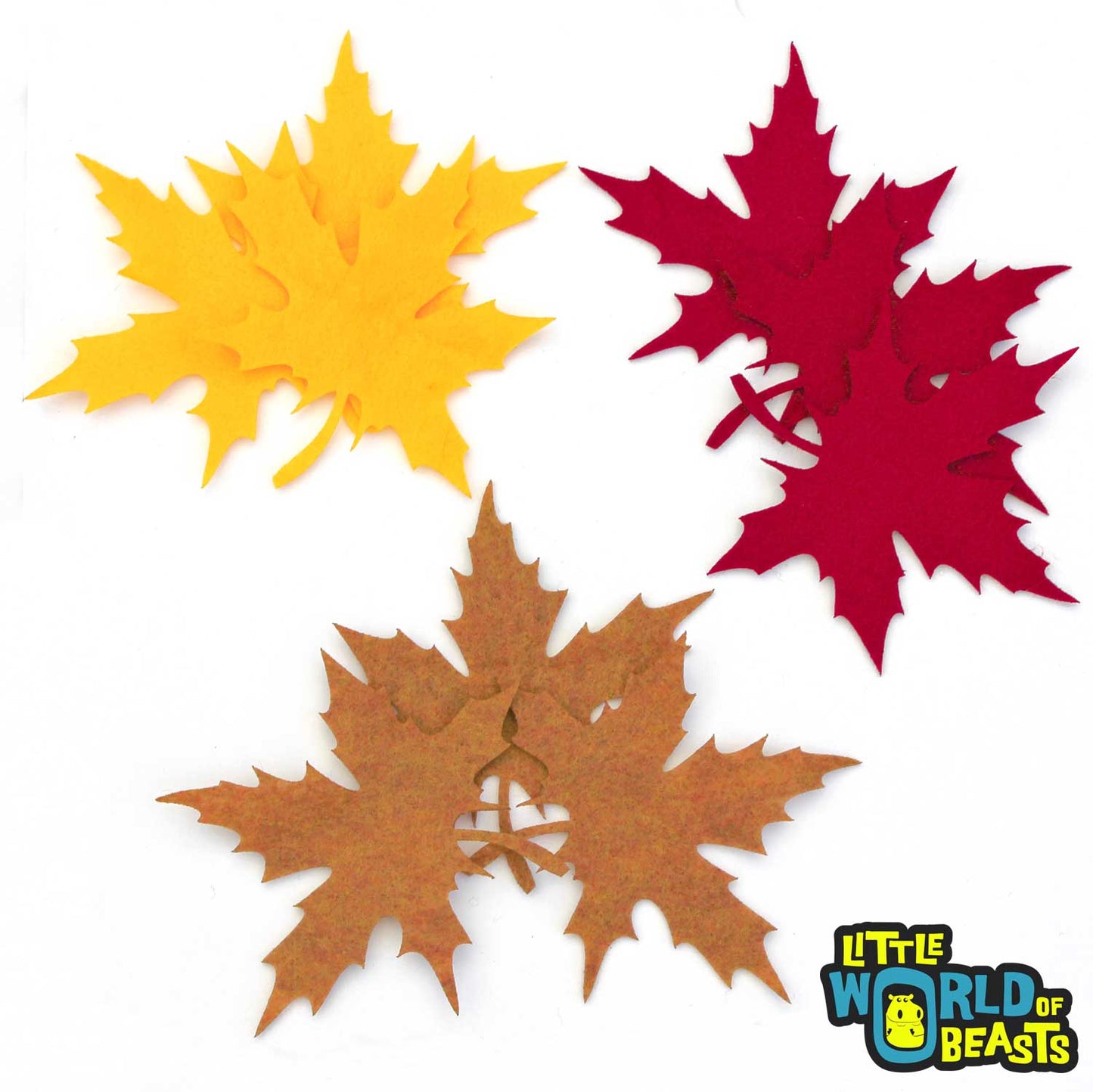 Autumn Leaves - Laser Cut Felt Shapes