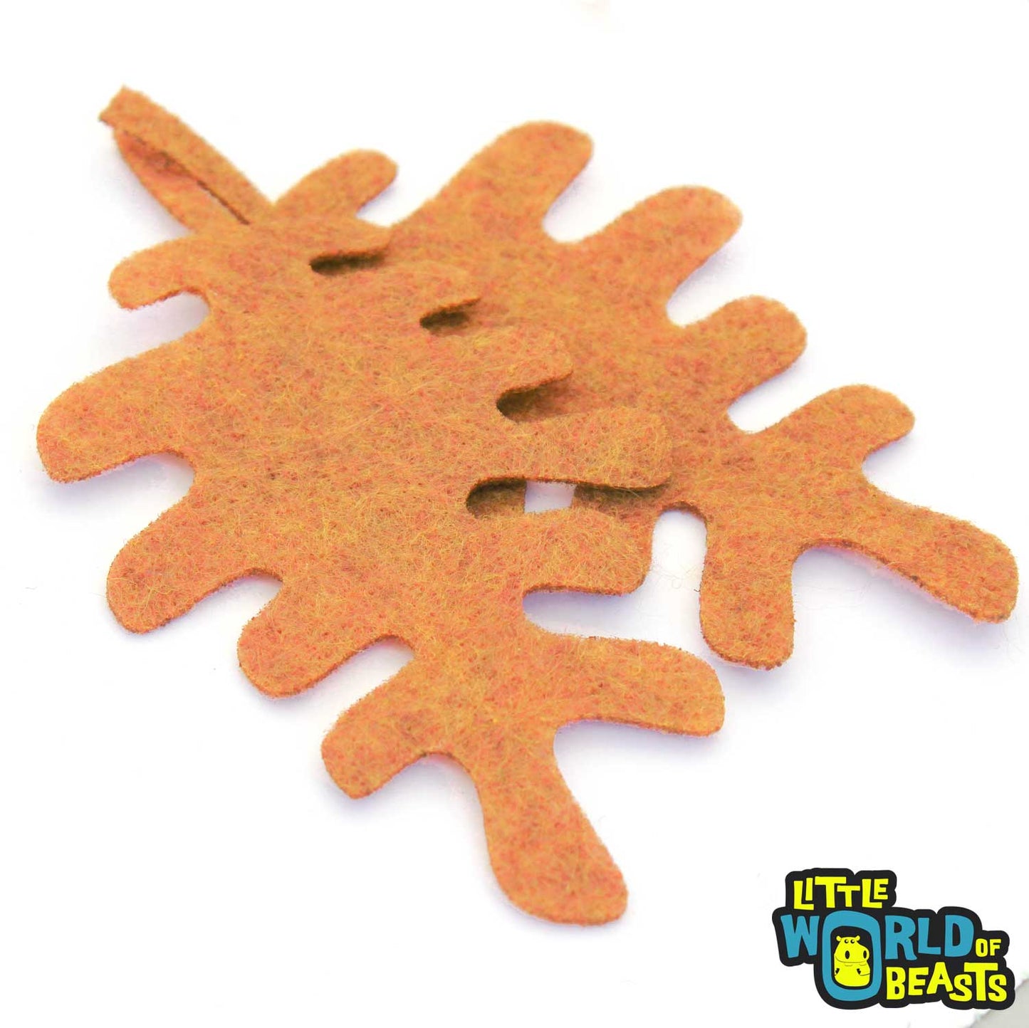 Oak Leaf - Laser Cut Felt Shape - Copper