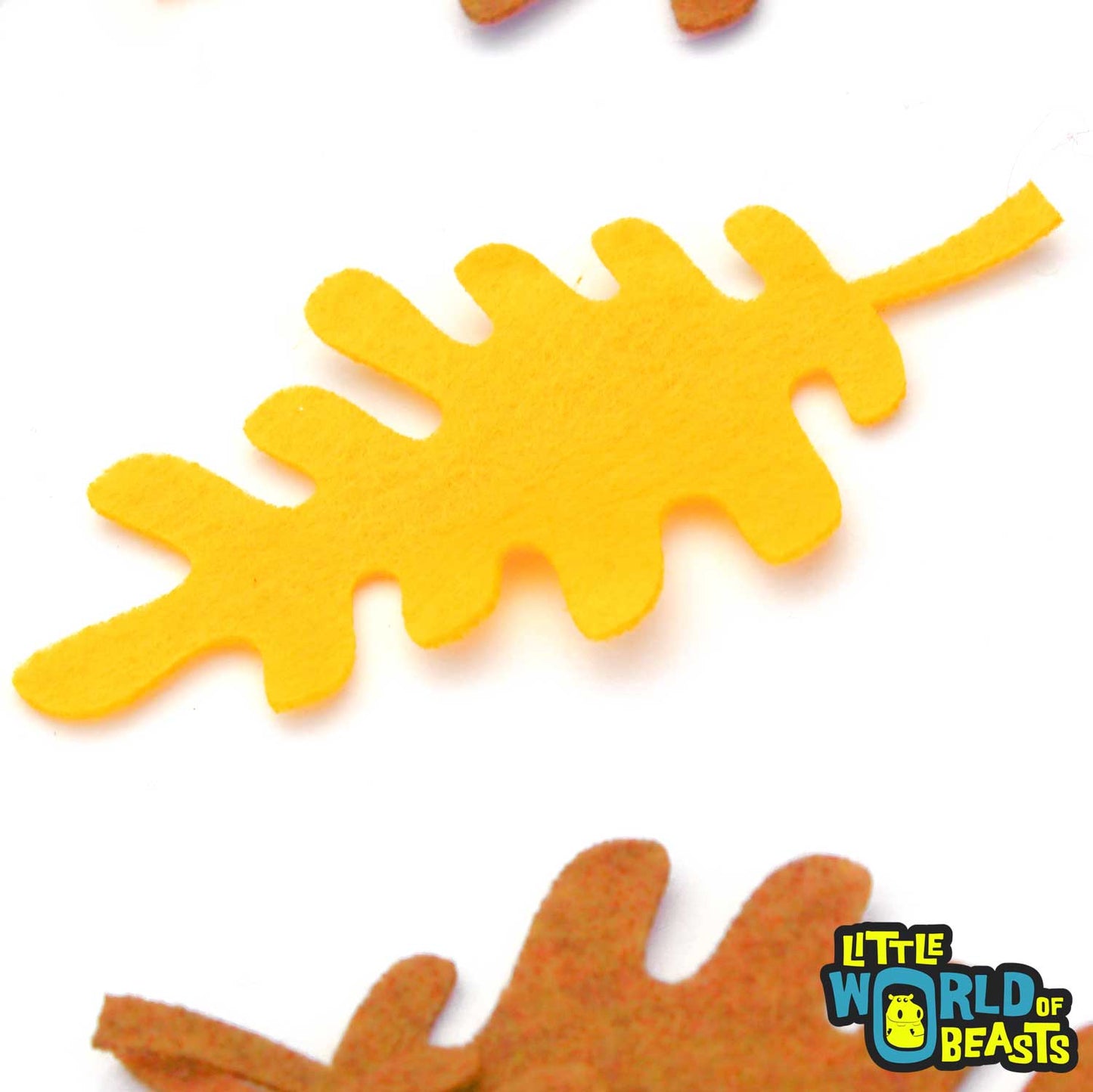 Oak Leaf - Laser Cut Felt Shape - Gold