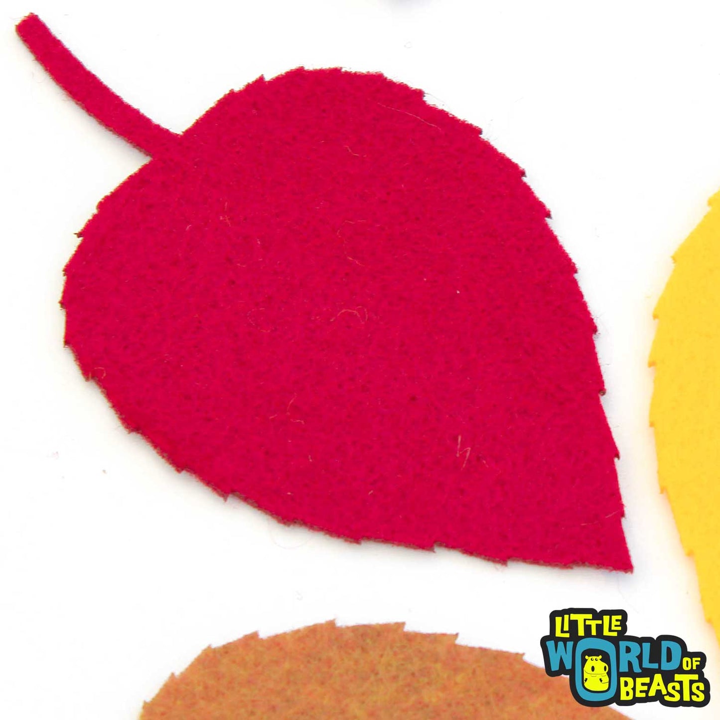 Pre-cut felt leaf shape