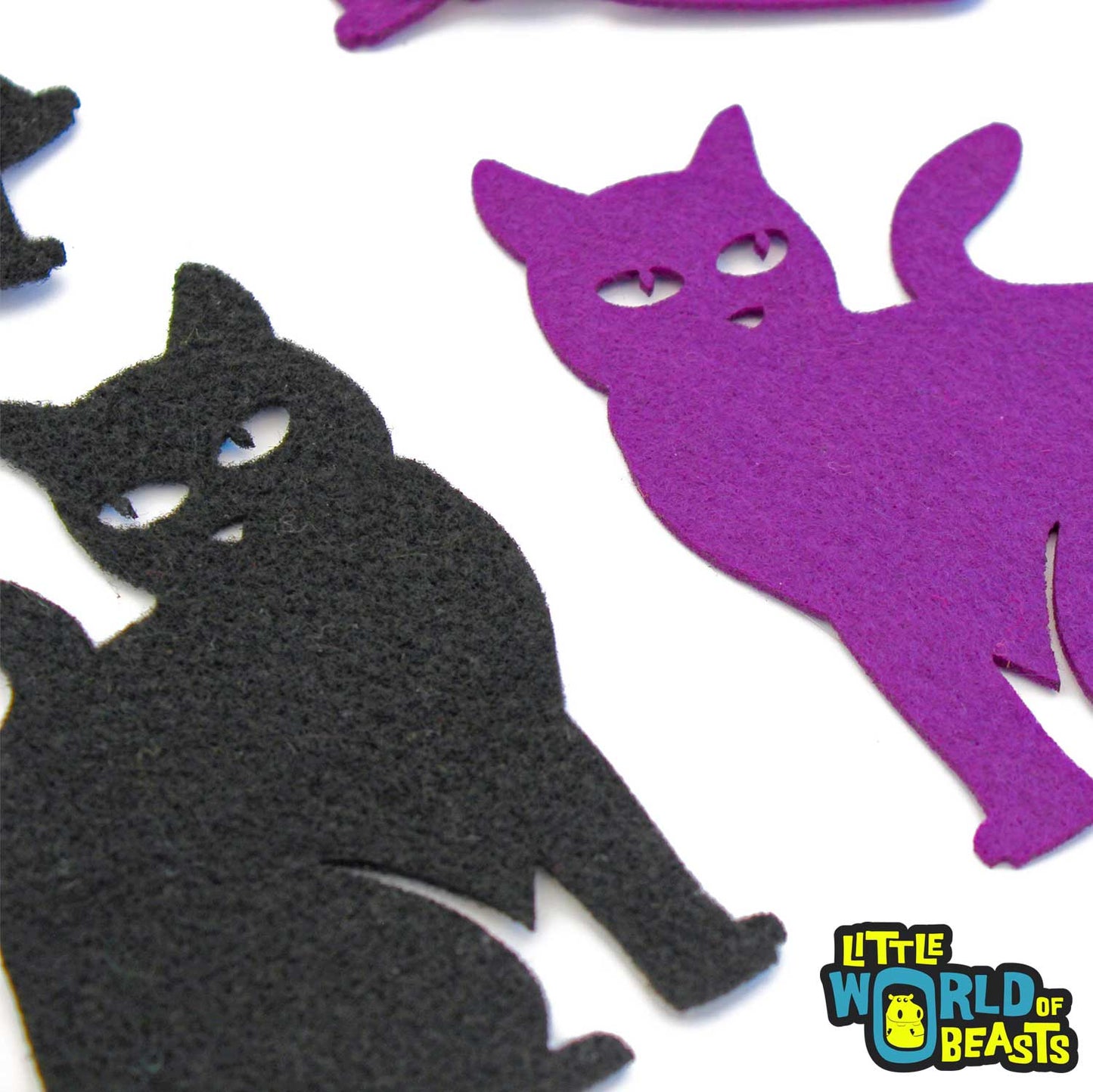 Sitting Cat - Felt Halloween Shape - Laser Cut