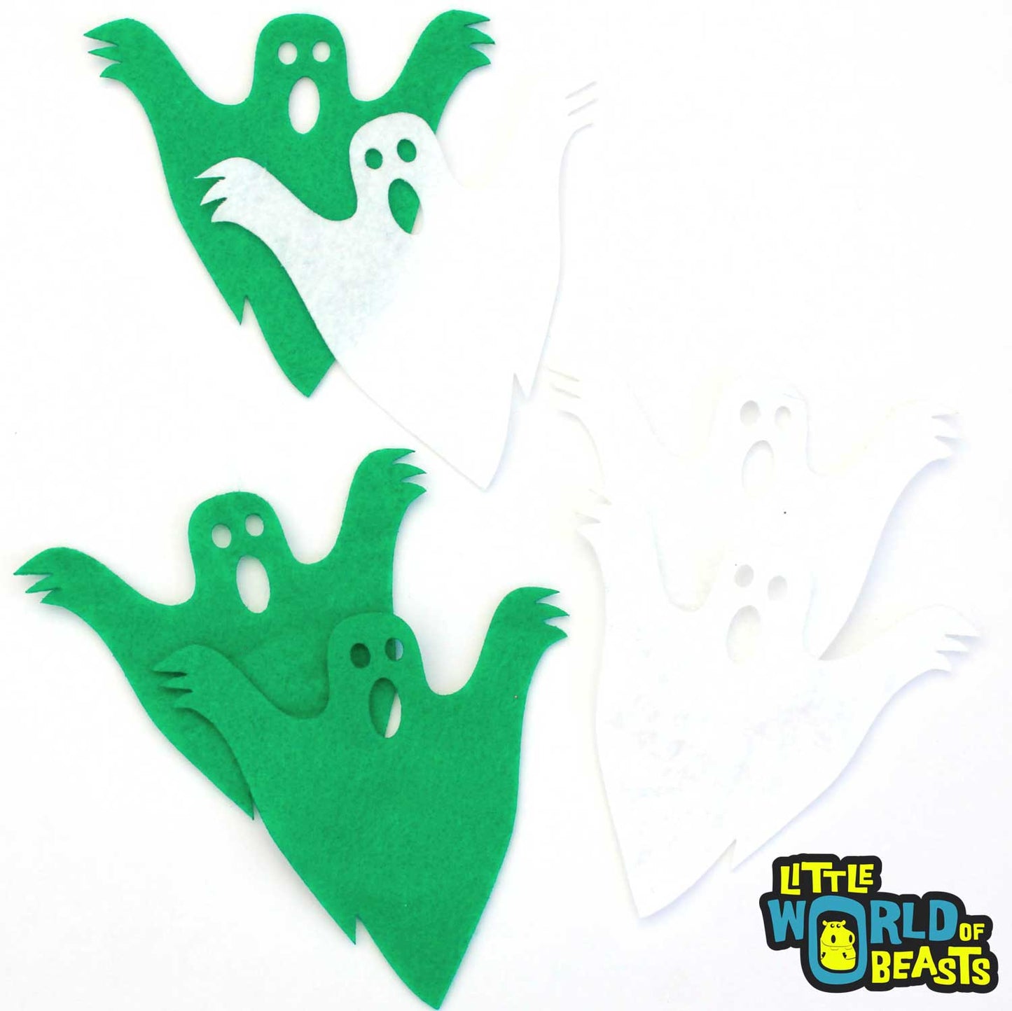 Ghost - Pre-Cut - Laser Felt Shapes