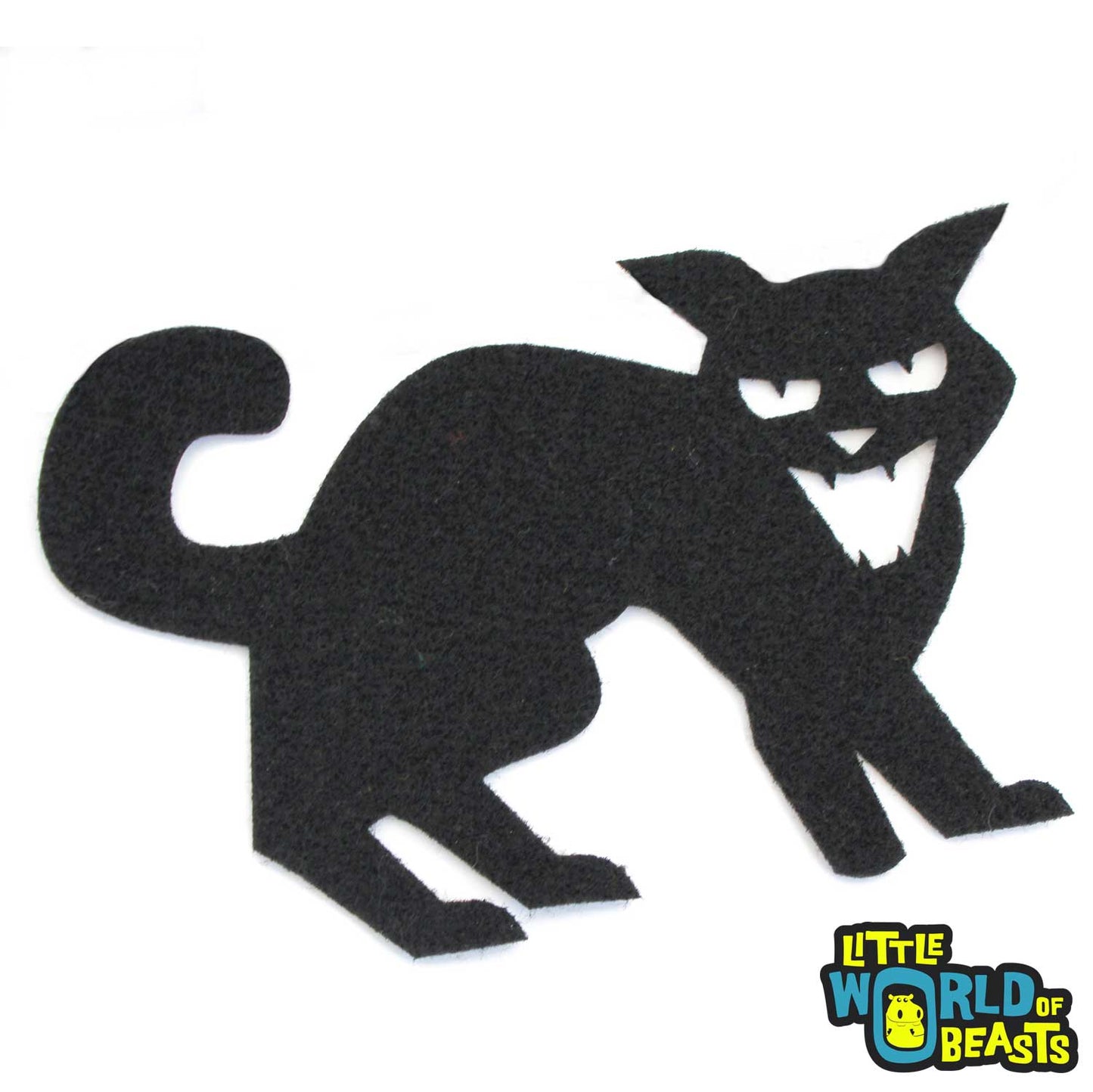 Hissing Cat - Felt Halloween Laser Cut Shape