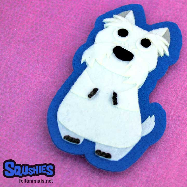 Westie - Felt Dog Breed Patch