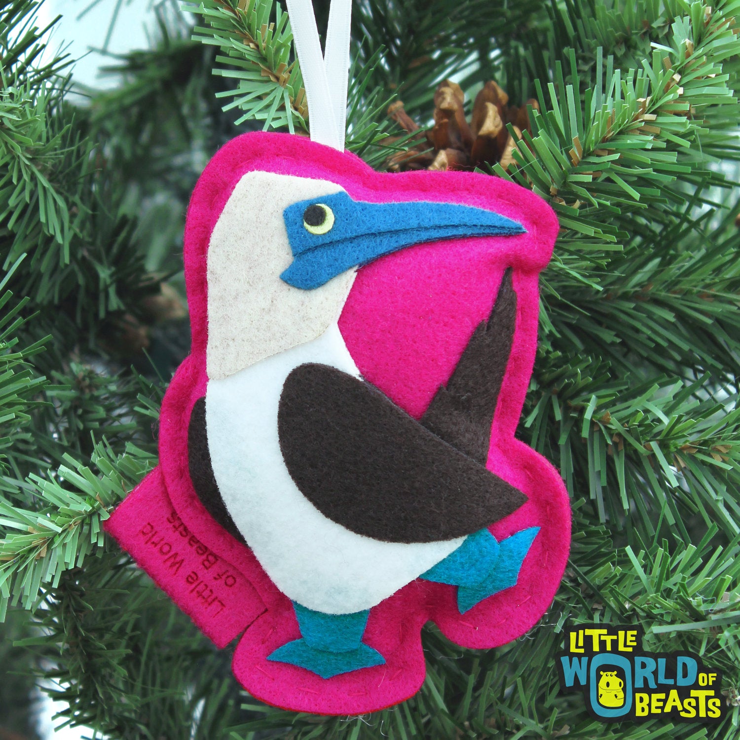 Blue Footed Booby Christmas Ornament
