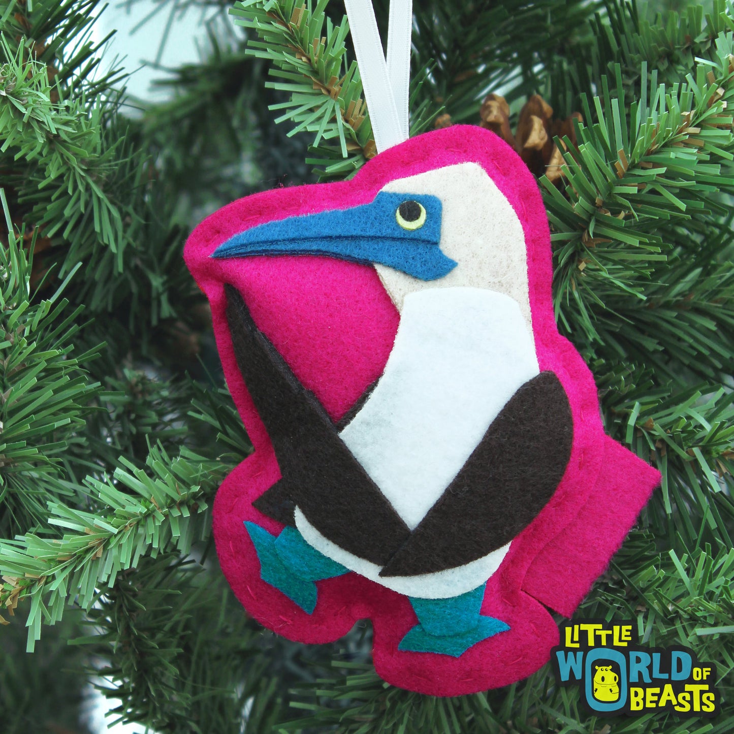 Blue Footed Booby Christmas Ornament