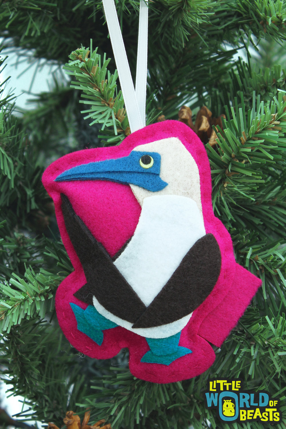 Blue Footed Booby Christmas Ornament