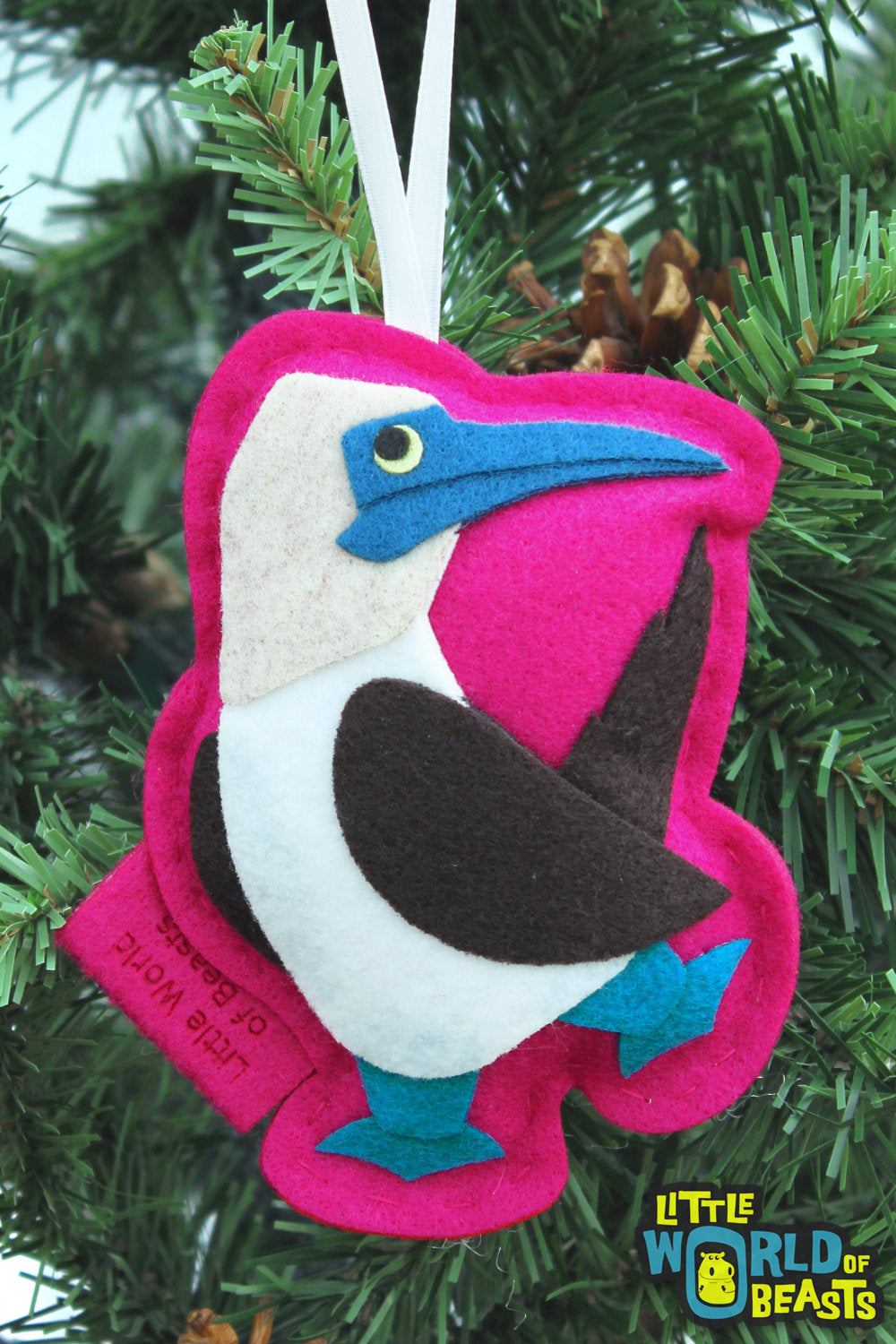 Blue Footed Booby Christmas Ornament