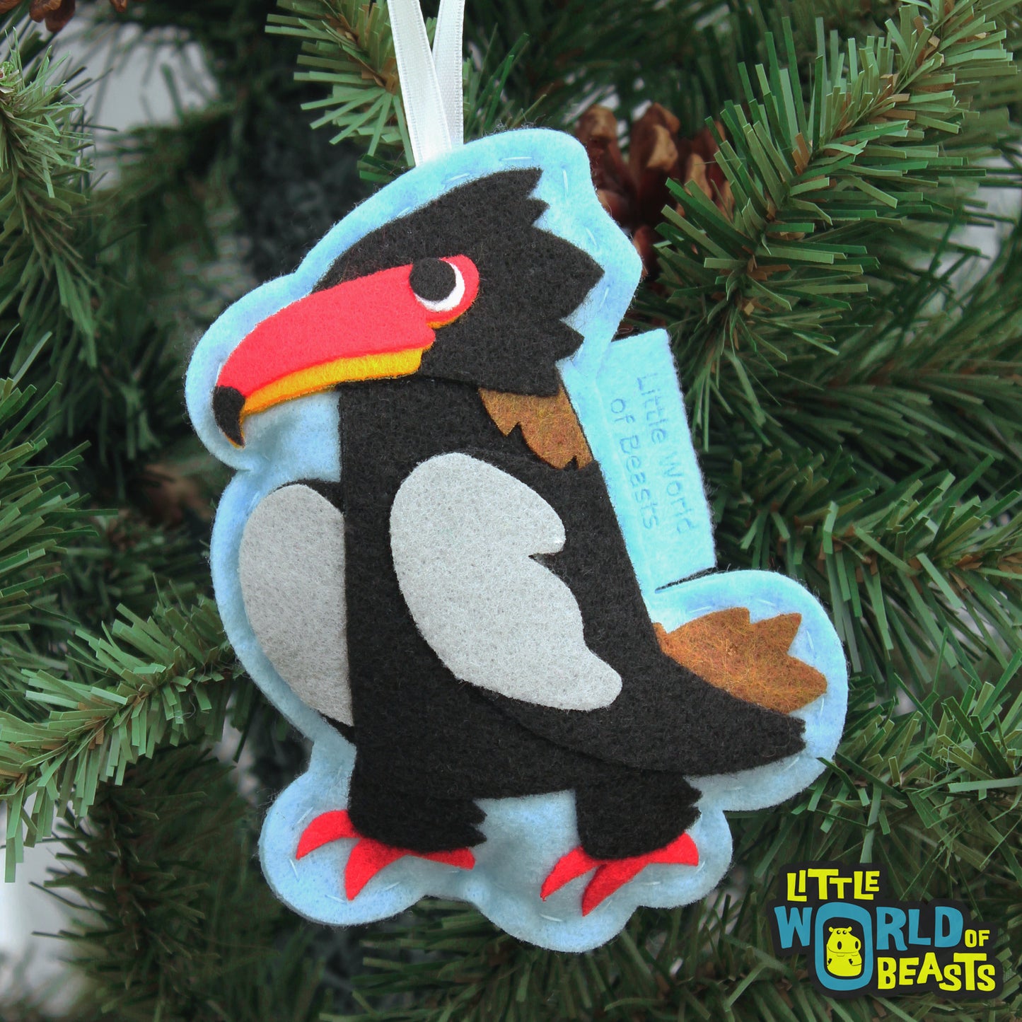 Felt Christmas Ornament - Bateleur Eagle