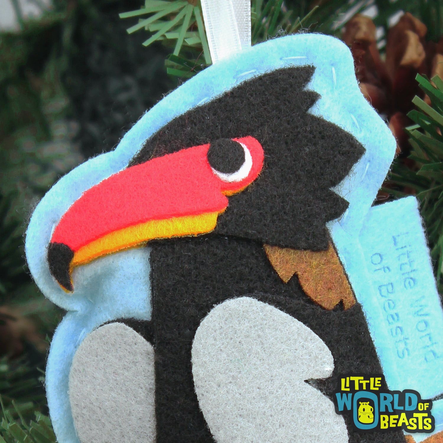 Felt Christmas Ornament - Bateleur Eagle