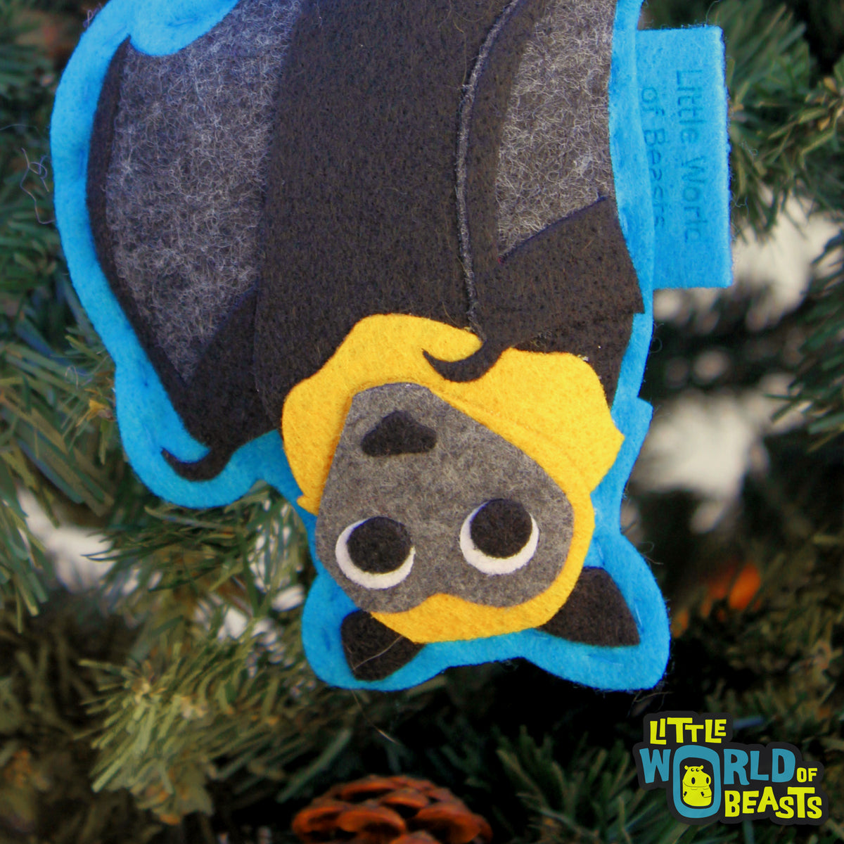 Flying Fox - Felt Christmas Ornament
