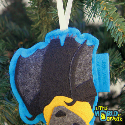 Felt Animal Ornament- Bat - Flying Fox
