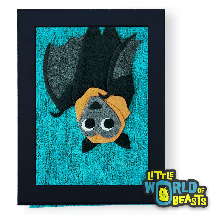 Ginger the Flying Fox Framed