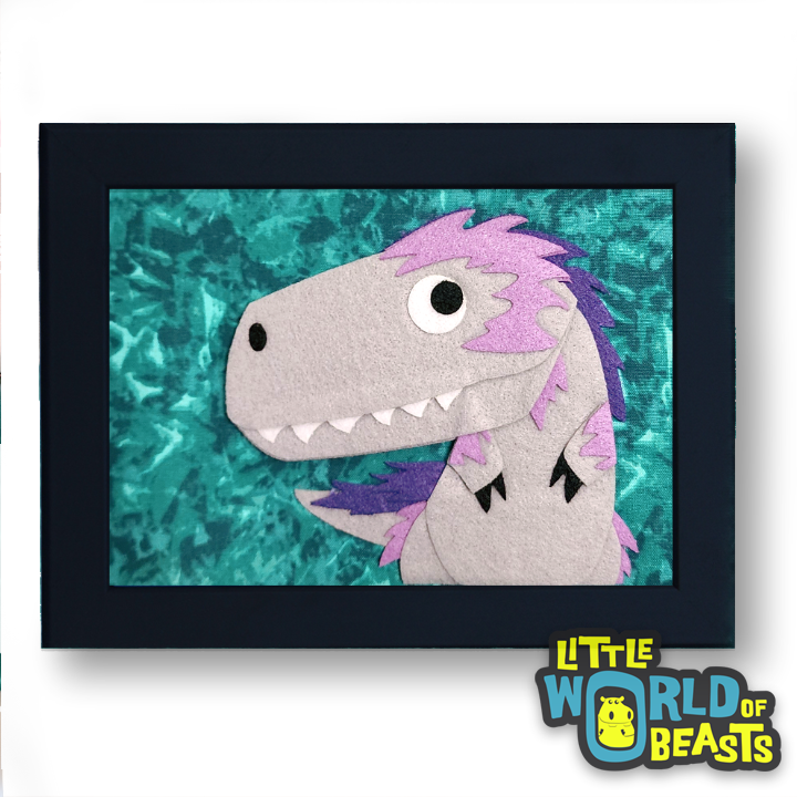 Ludwig the T-Rex Framed