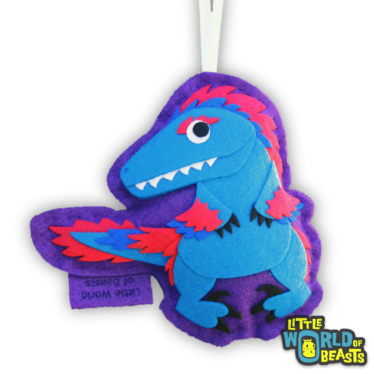 Felt Christmas Ornament - Velociraptor