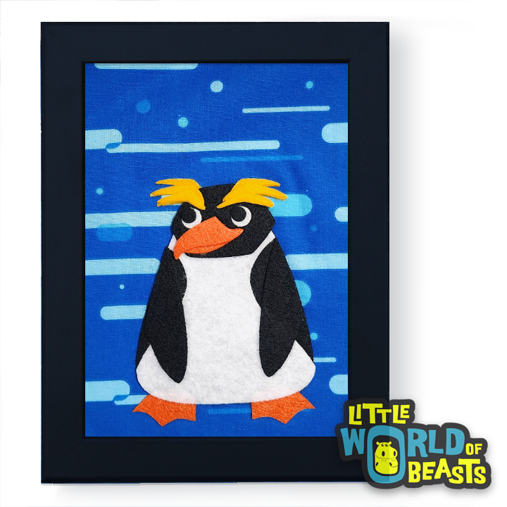 Cummerbund the Macaroni Penguin Framed