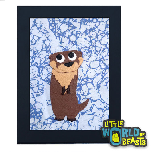Bastian the Otter Framed