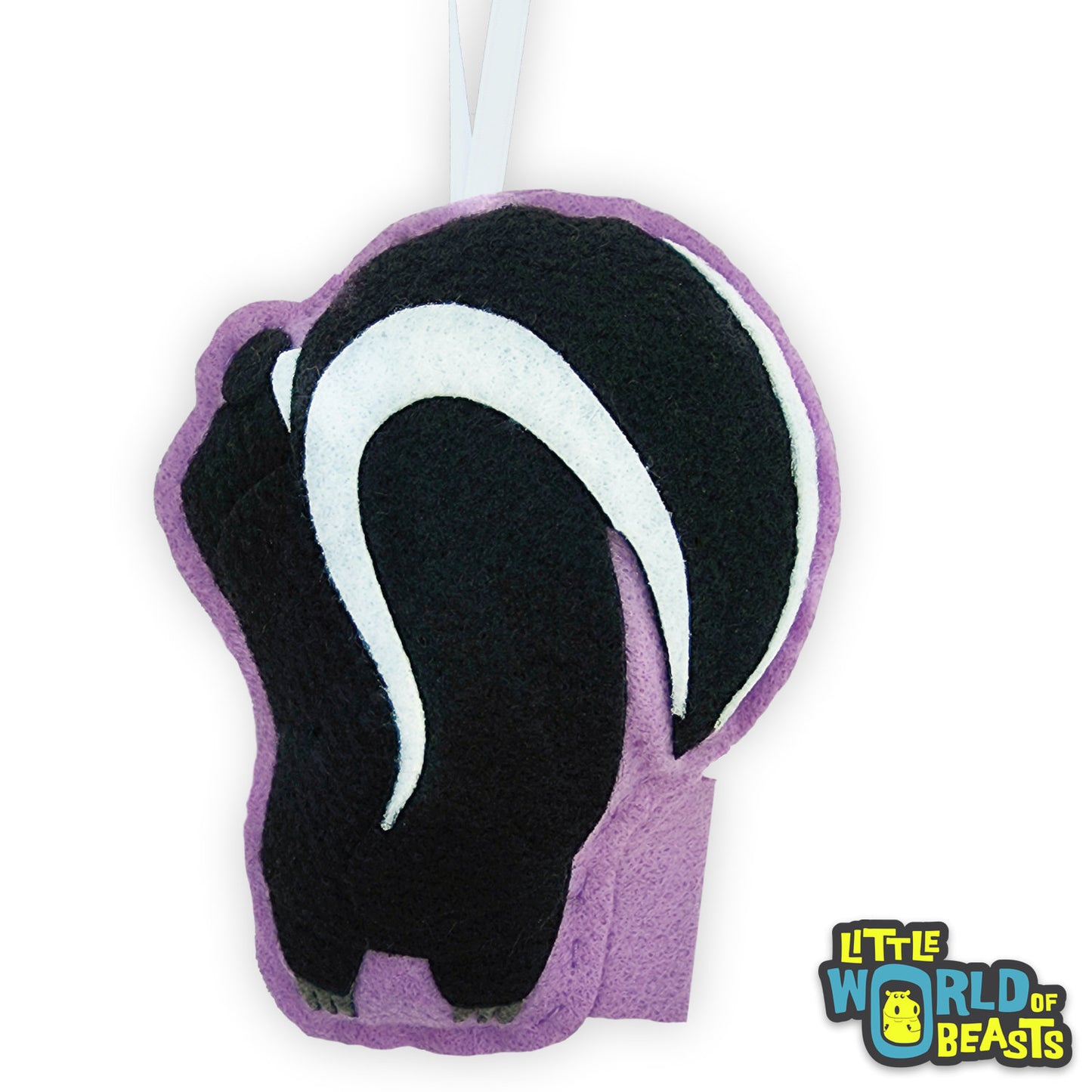 Skunk Felt Christmas Ornament