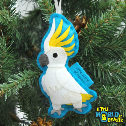 Sulphur-crested Cockatoo - Bird Christmas Ornament