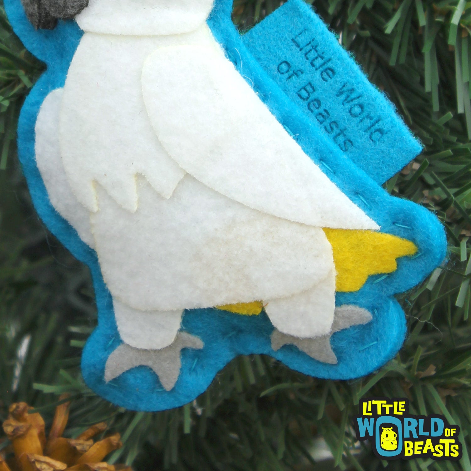 Sulphur-crested Cockatoo - Bird Christmas Ornament