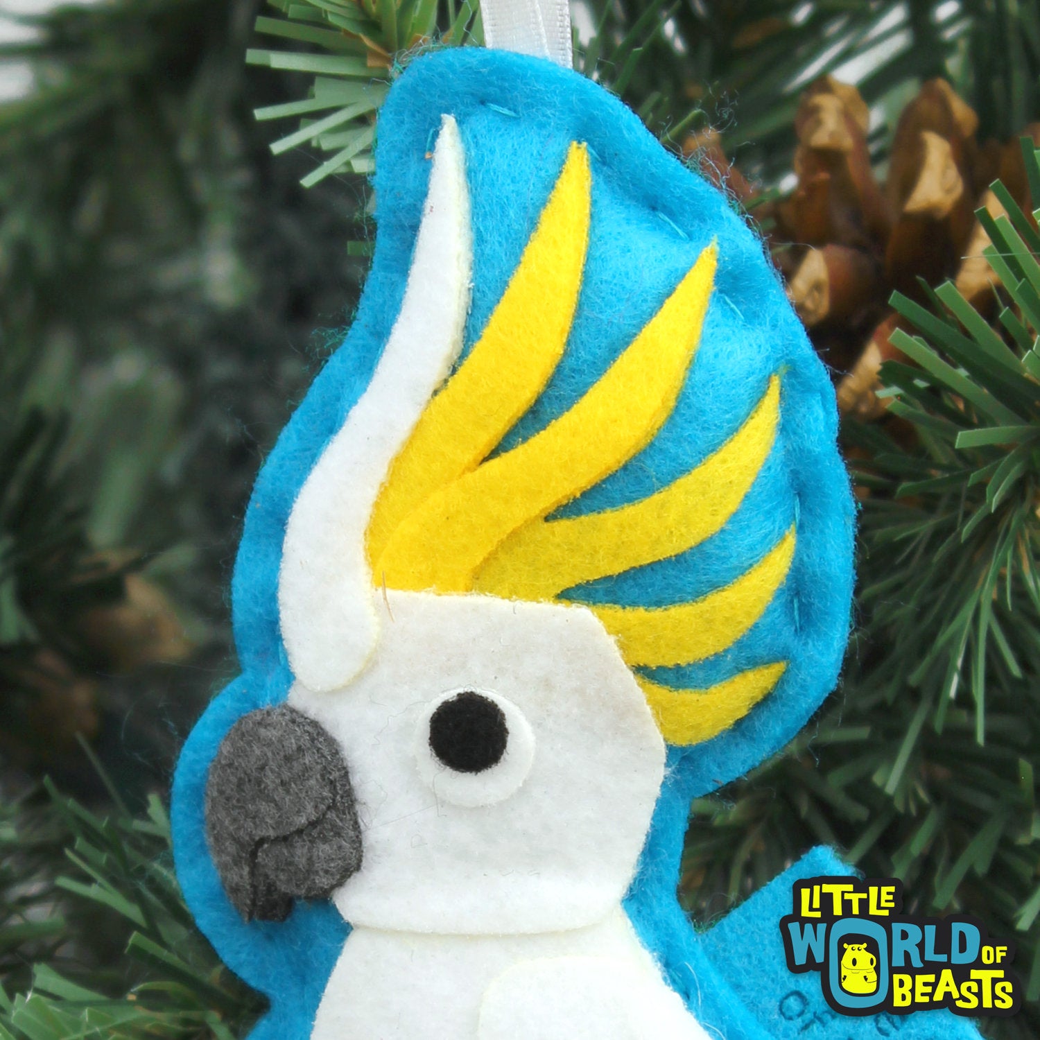 Sulphur-crested Cockatoo - Bird Christmas Ornament