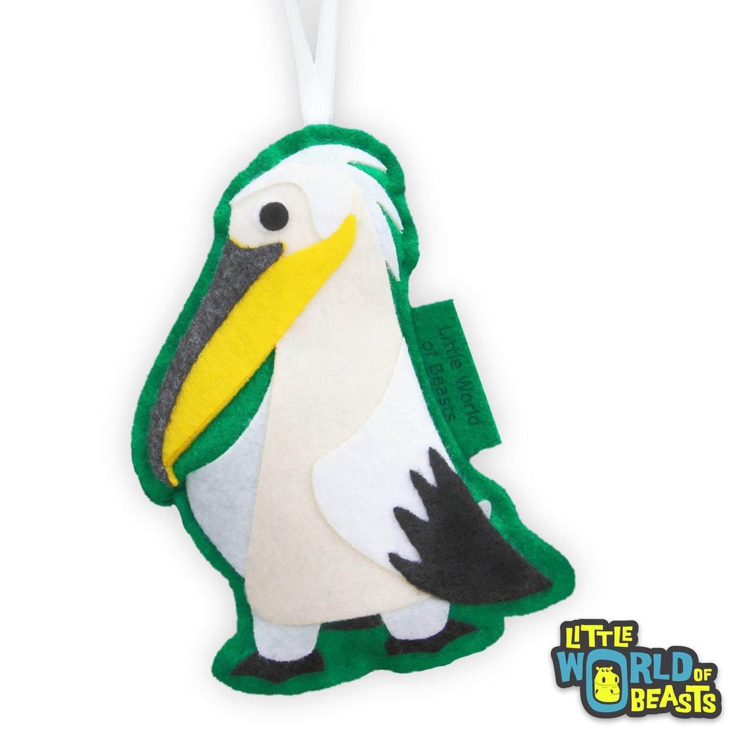 Felt Christmas Ornament - Pelican
