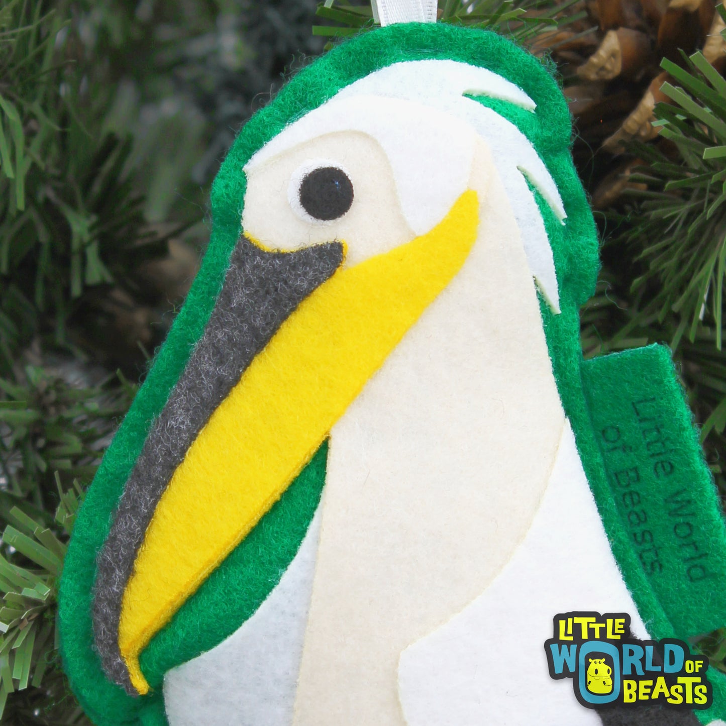 Felt Christmas Ornament - Pelican