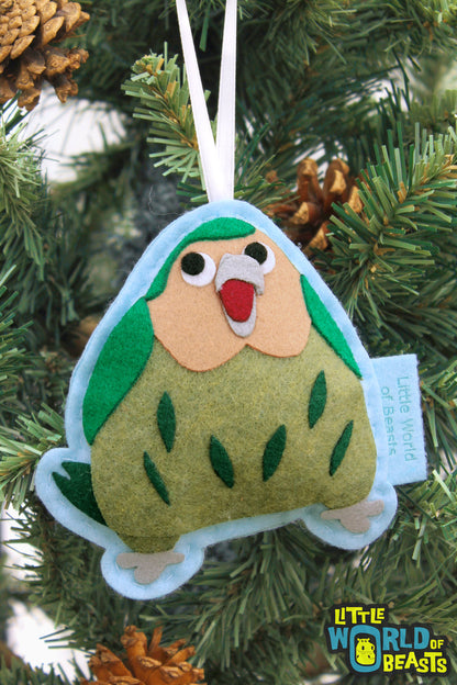 Kakapo Christmas Ornament - Felt
