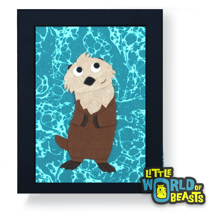 Dmitri the Sea Otter Framed