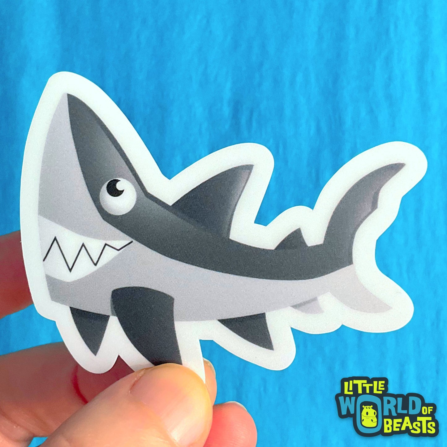 Great White Shark Vinyl Sticker