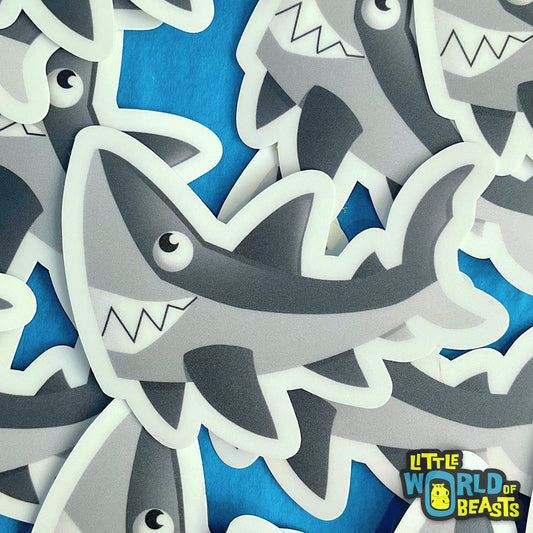 Great White Shark Vinyl Sticker