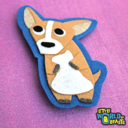 Felt Dog Patch - Iron on or Sew On  - Chihuahua