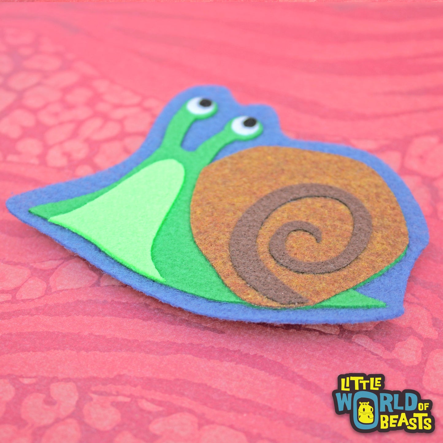 Felt Animal Patch - Snail