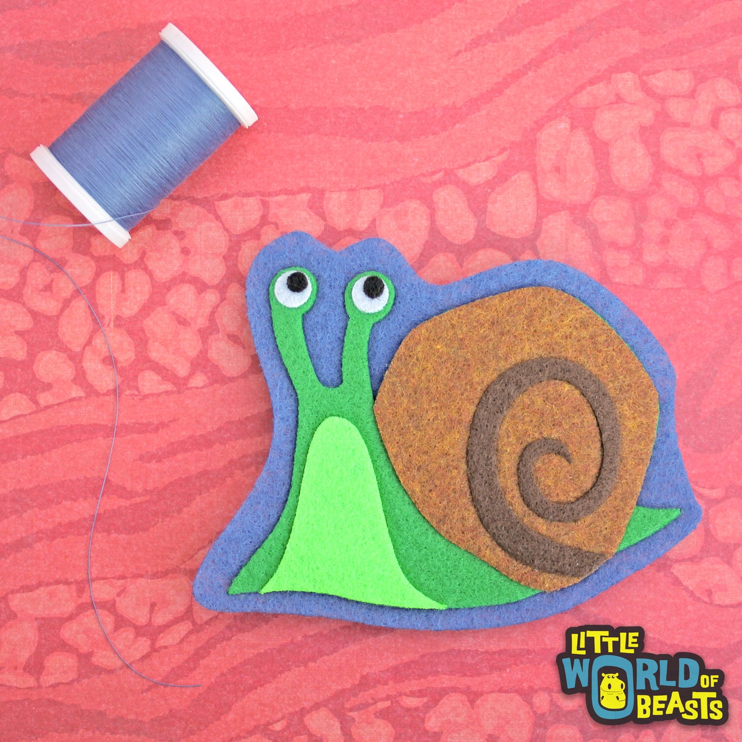 Woodland Animal Patch - Snail - Little World of Beasts