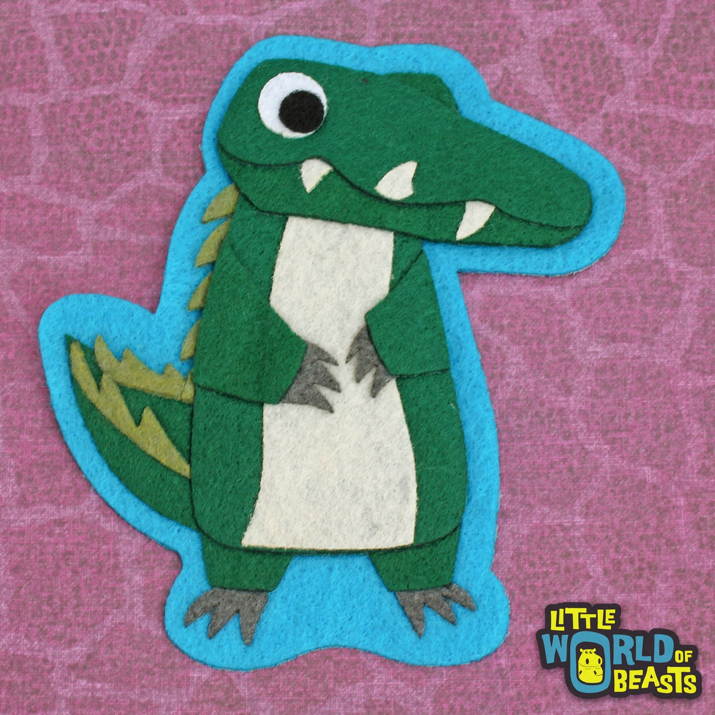 Alligator - Felt Animal Patch