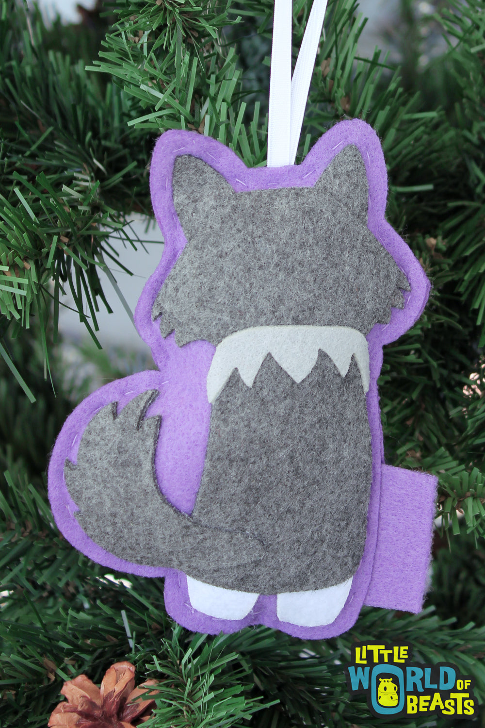 Animal Christmas Ornament - Wolf