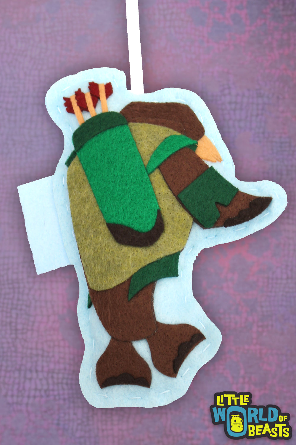 Felt Christmas Ornament- Walrus-Archer