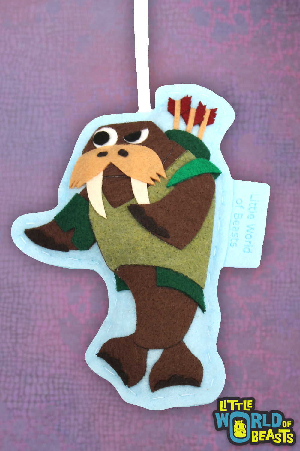 Walrus Christmas Ornament -Archer