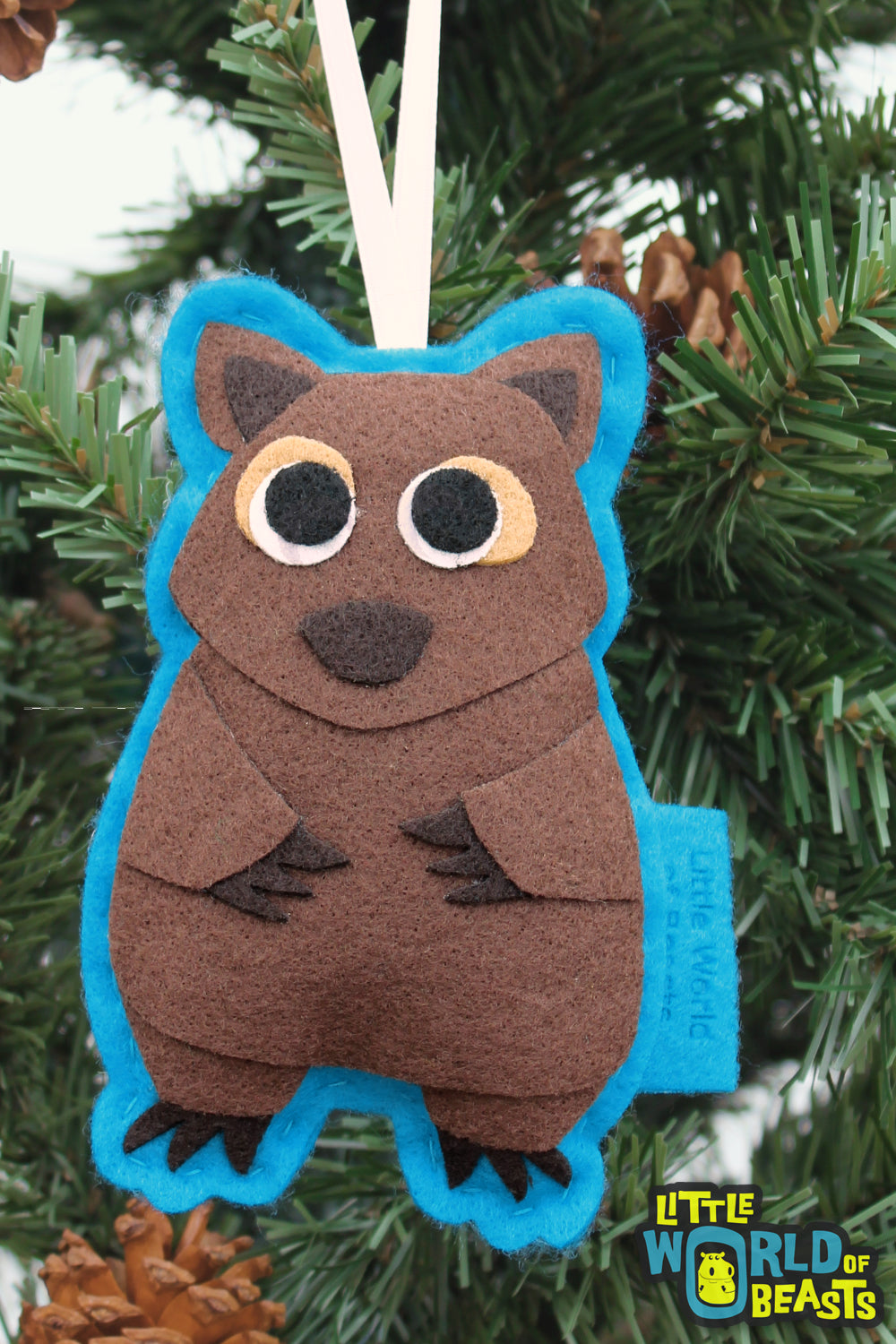 Personalized Wombat Ornament