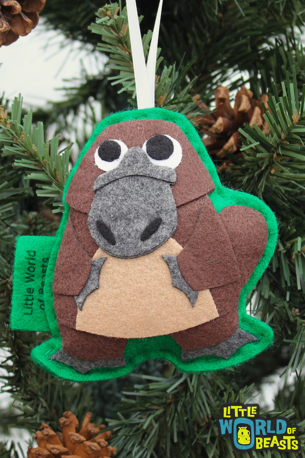 Personalized Platypus Ornament