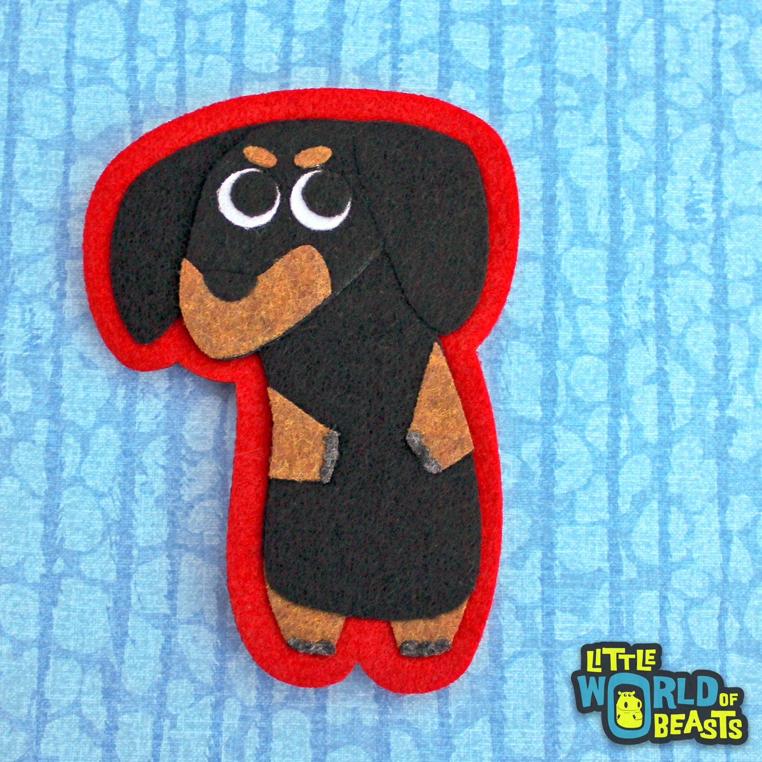 Patch - Iron on or Sew on - Dachshund