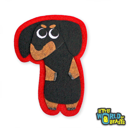 Patch - Iron on or Sew on - Dachshund