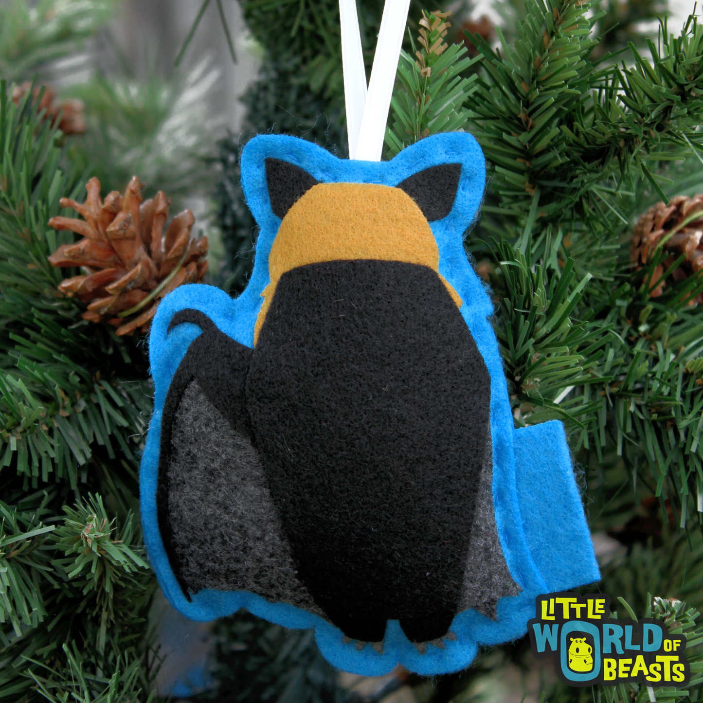 Flying Fox - Felt Animal Ornament