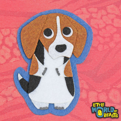 Beagle - Felt Dog Breed Iron on or Sew on Patch