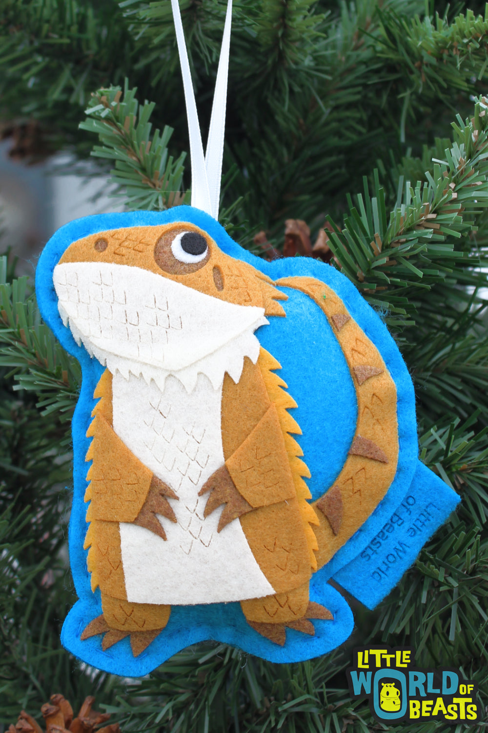 Personalized Bearded Dragon Ornament