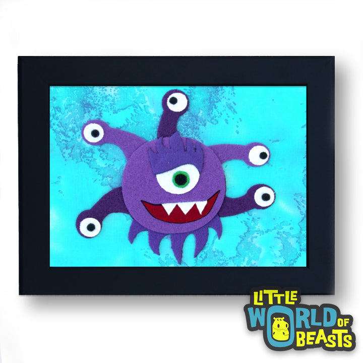 Thelonious the Beholder Framed