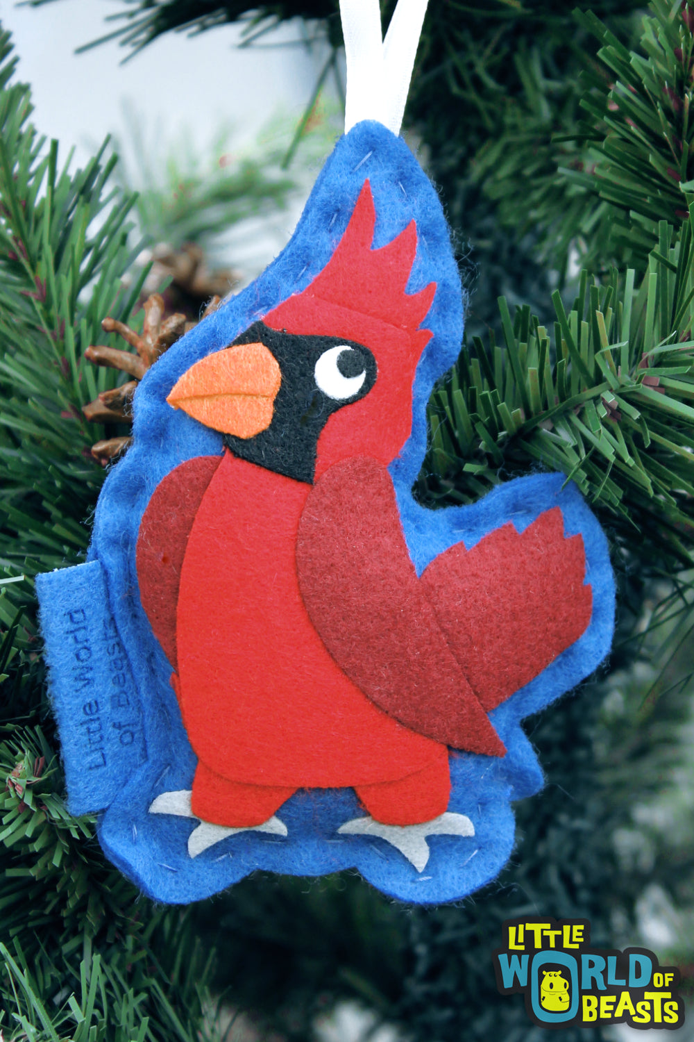 Bird Ornament - Cardinal