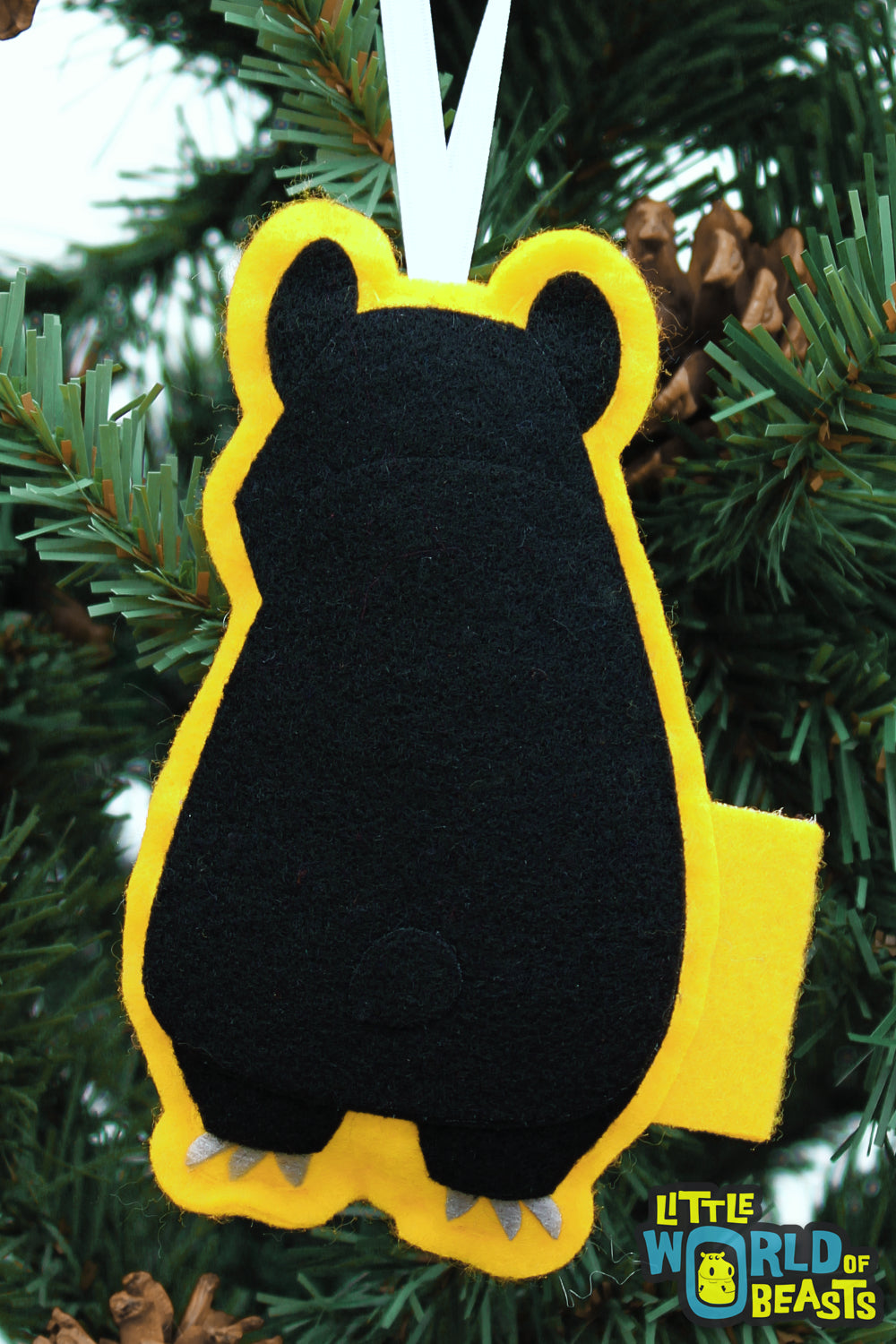 Black Bear Christmas Ornament
